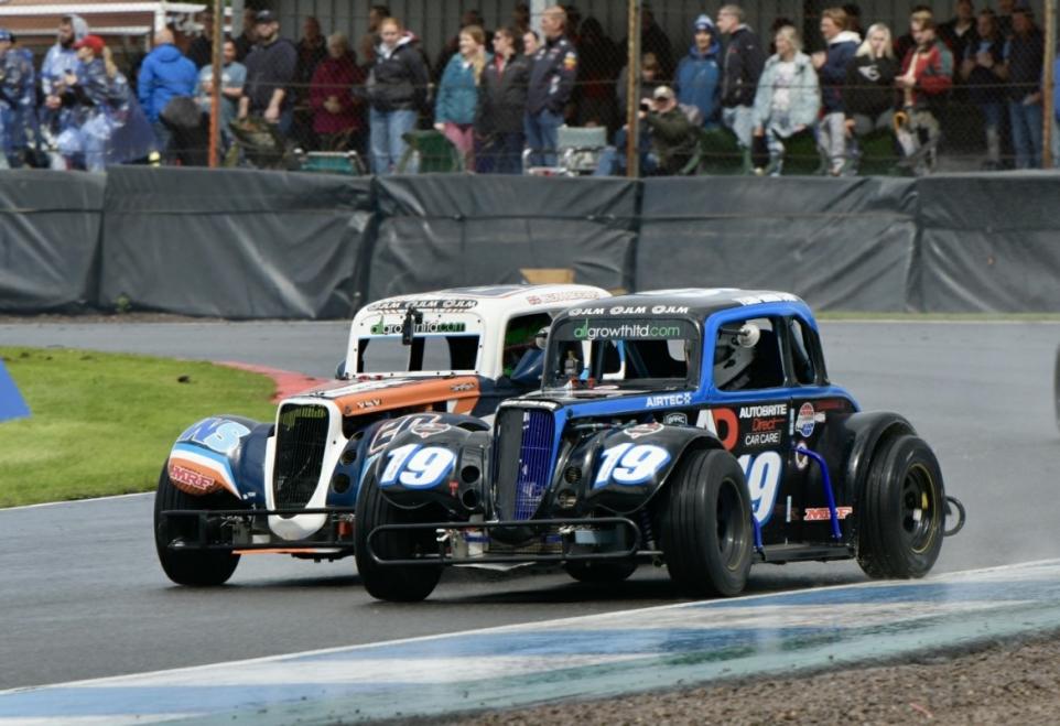 Connor Mills racing his Legend car